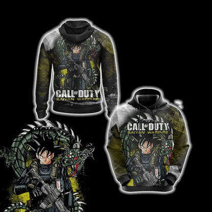 Call of Duty Game - Goku Unisex 3D T-shirt Hoodie S 