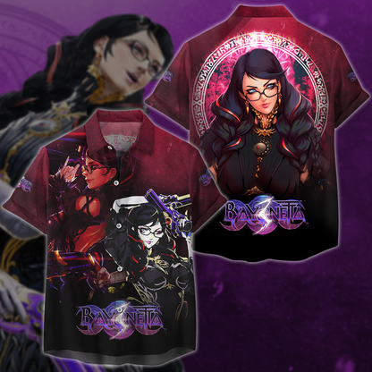 Bayonetta Video Game 3D All Over Print T-shirt Tank Top Zip Hoodie Pullover Hoodie Hawaiian Shirt Beach Shorts Jogger Hawaiian Shirt S 