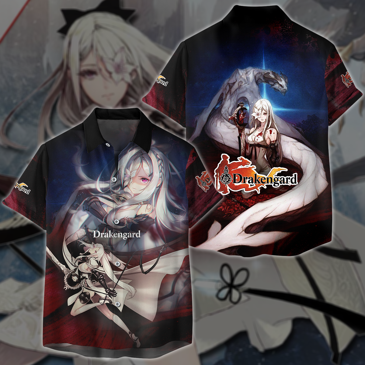 Drakengard Zero Video Game 3D All Over Printed T-shirt Tank Top Zip Hoodie Pullover Hoodie Hawaiian Shirt Beach Shorts Jogger Hawaiian Shirt S 