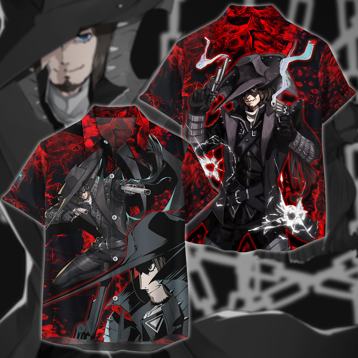 Persona 5 Strikers Zenkichi Hasegawa Video Game 3D All Over Print T-shirt Tank Top Zip Hoodie Pullover Hoodie Hawaiian Shirt Beach Shorts Jogger Hawaiian Shirt S 