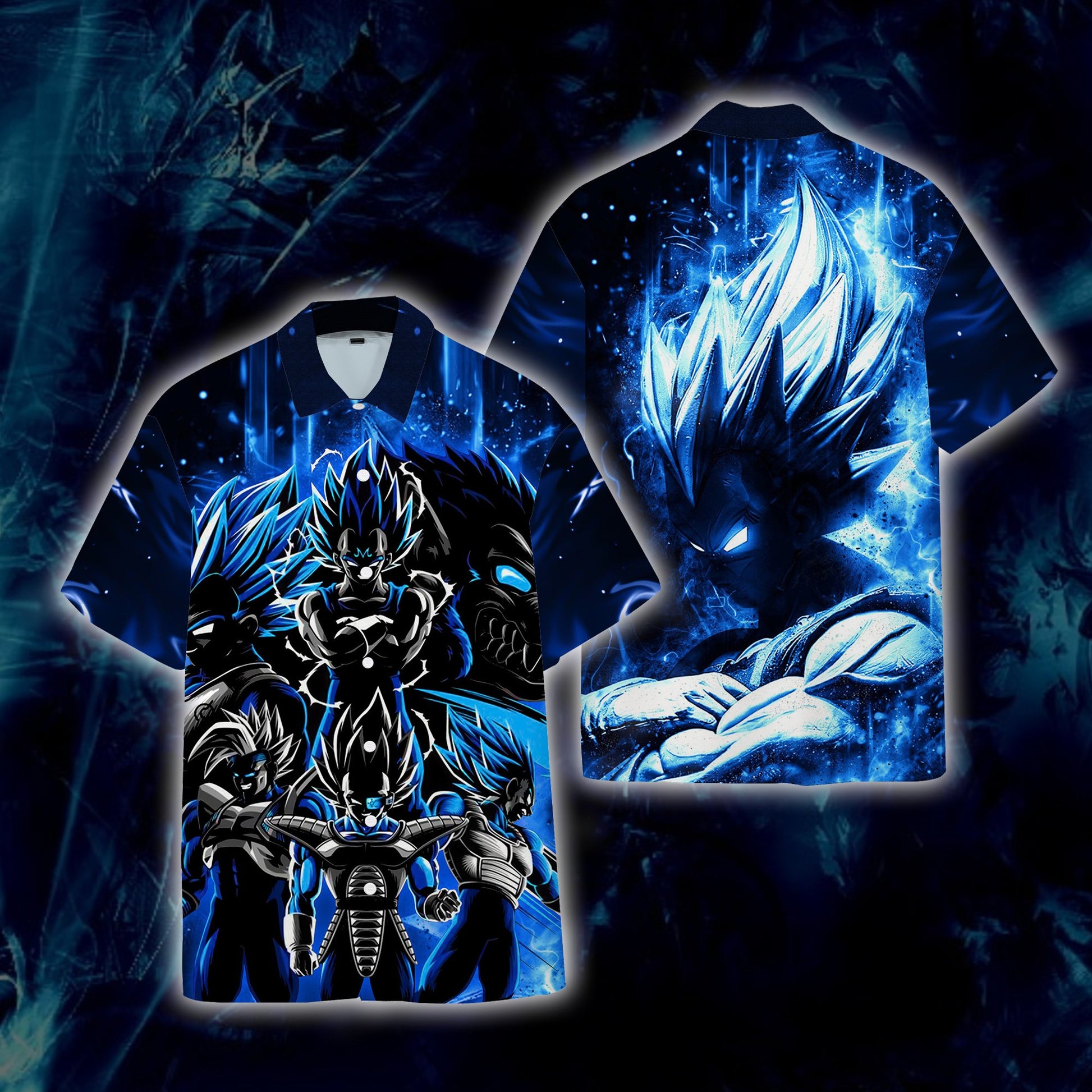 Dragon Ball Vegeta Hawaiian Shirt S  
