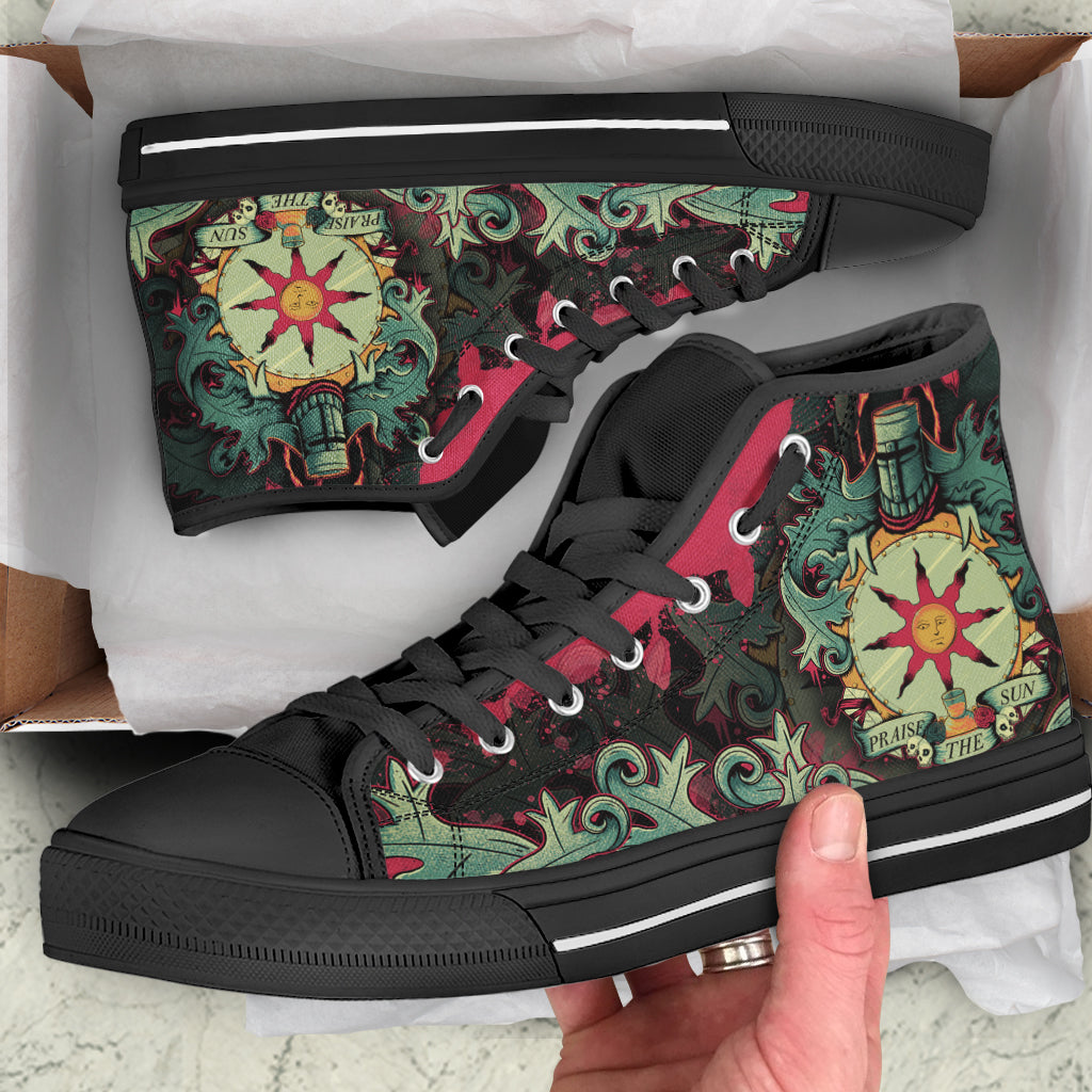 Dark Souls Praise The Sun High Top Shoes SIZE 29