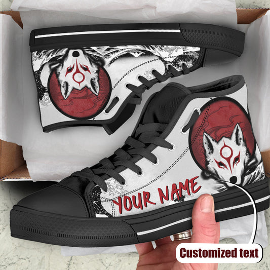 Fox-Customized High Top Shoes SIZE 29