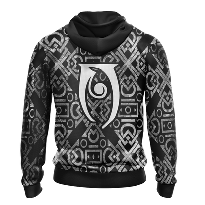 Skyrim Conjuration Symbol New Look Unisex 3D Hoodie   