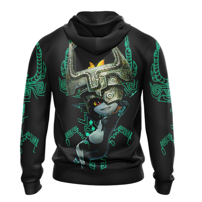 Legend of Zelda - Midna New Style Unisex Zip Up Hoodie   