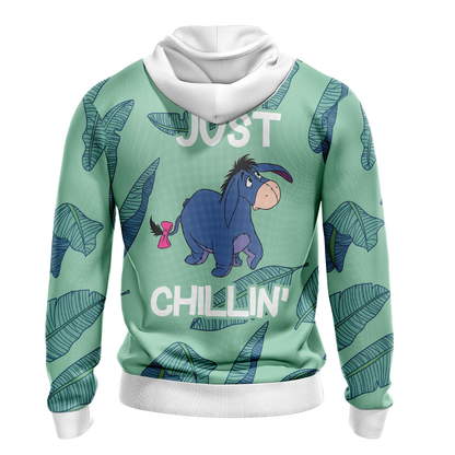 Eeyore Just Chillin Style Unisex 3D T-shirt   