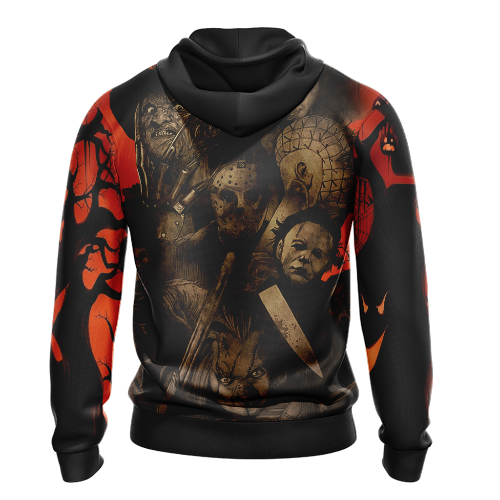 Horror Characters Halloween TV Show Unisex 3D T-shirt   