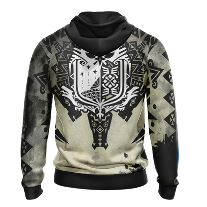 Monster Hunter World Logo Unisex 3D T-shirt   