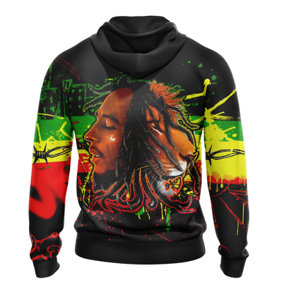 Bob Marley x Lion Unisex 3D T-shirt   