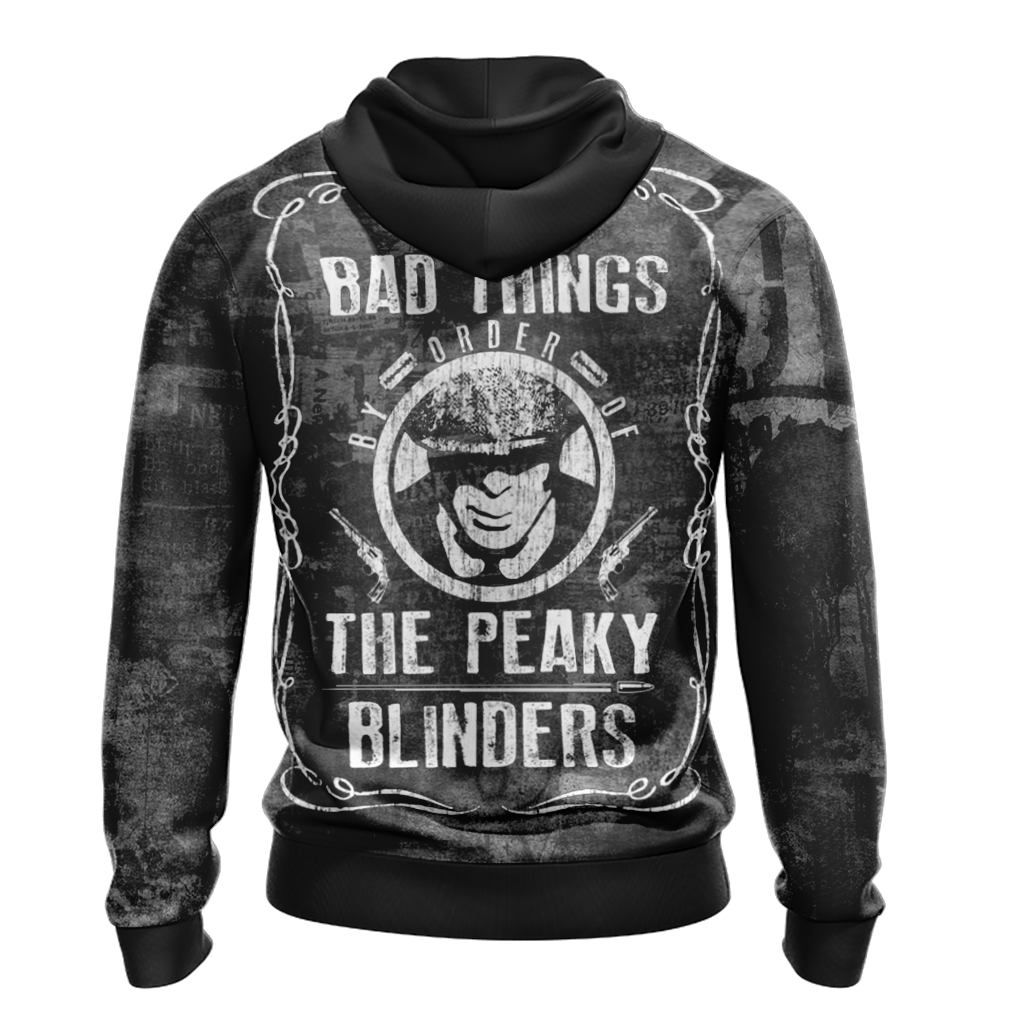 Peaky Blinders I Do Bad Things Unisex 3D T-shirt   