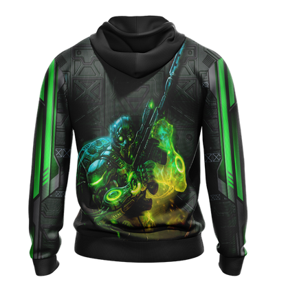 StarCraft - Ghost Unisex 3D T-shirt   