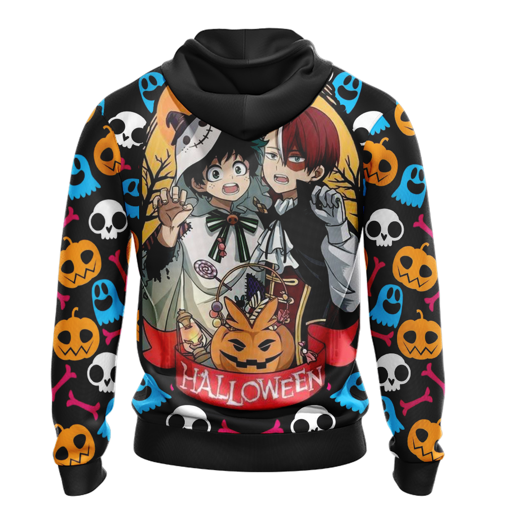 My Hero Academia - Deku and Todoroki Halloween Unisex 3D T-shirt   