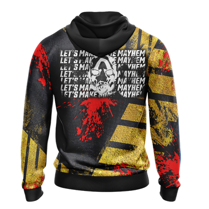 Borderlands - Let's Make Some May Hem Unisex 3D T-shirt   