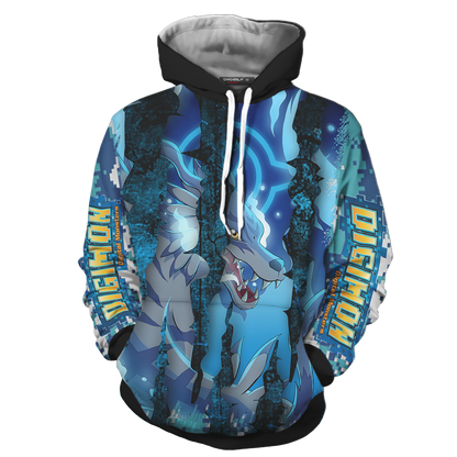 Digimon - Garurumon New Unisex 3D T-shirt   