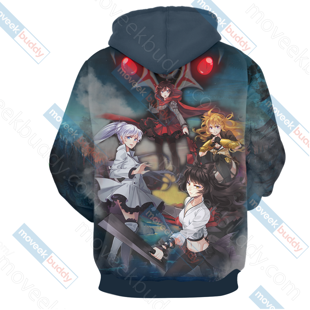 RWBY New Look 3D Hoodie   