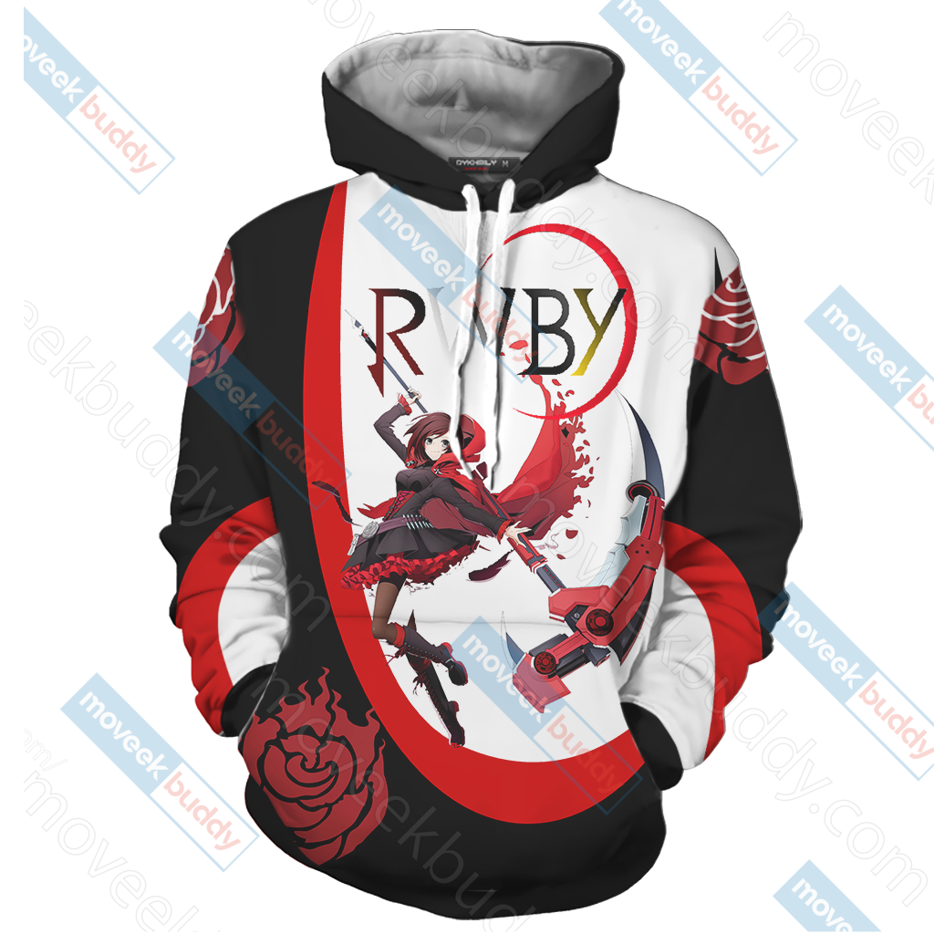 RWBY - Ruby Rose New Unisex 3D T-shirt   