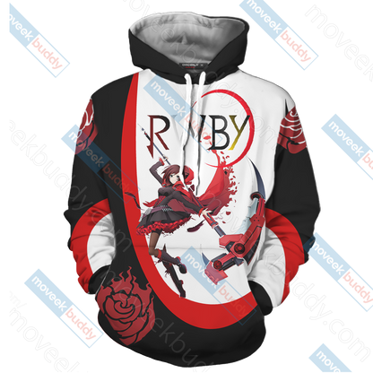 RWBY - Ruby Rose New Unisex 3D T-shirt   