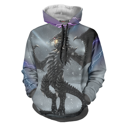 The Elder Scrolls V: Skyrim - Dragon Alduin Unisex 3D T-shirt   