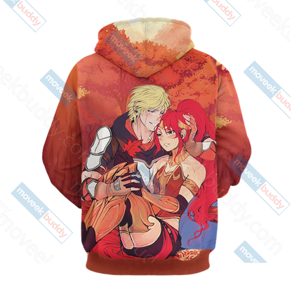 RWBY Jaune and Pyrrha Unisex 3D T-shirt   