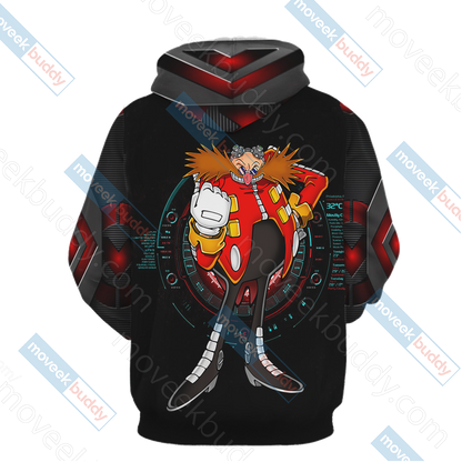 Dr.Eggman Sonic Unisex 3D T-shirt   