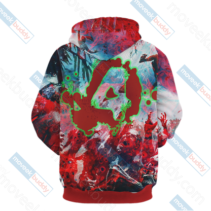 Left 4 Dead Symbol Unisex 3D T-shirt   