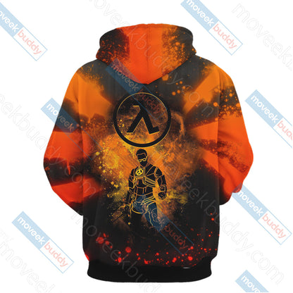 Half-Life Free Man Unisex 3D T-shirt   