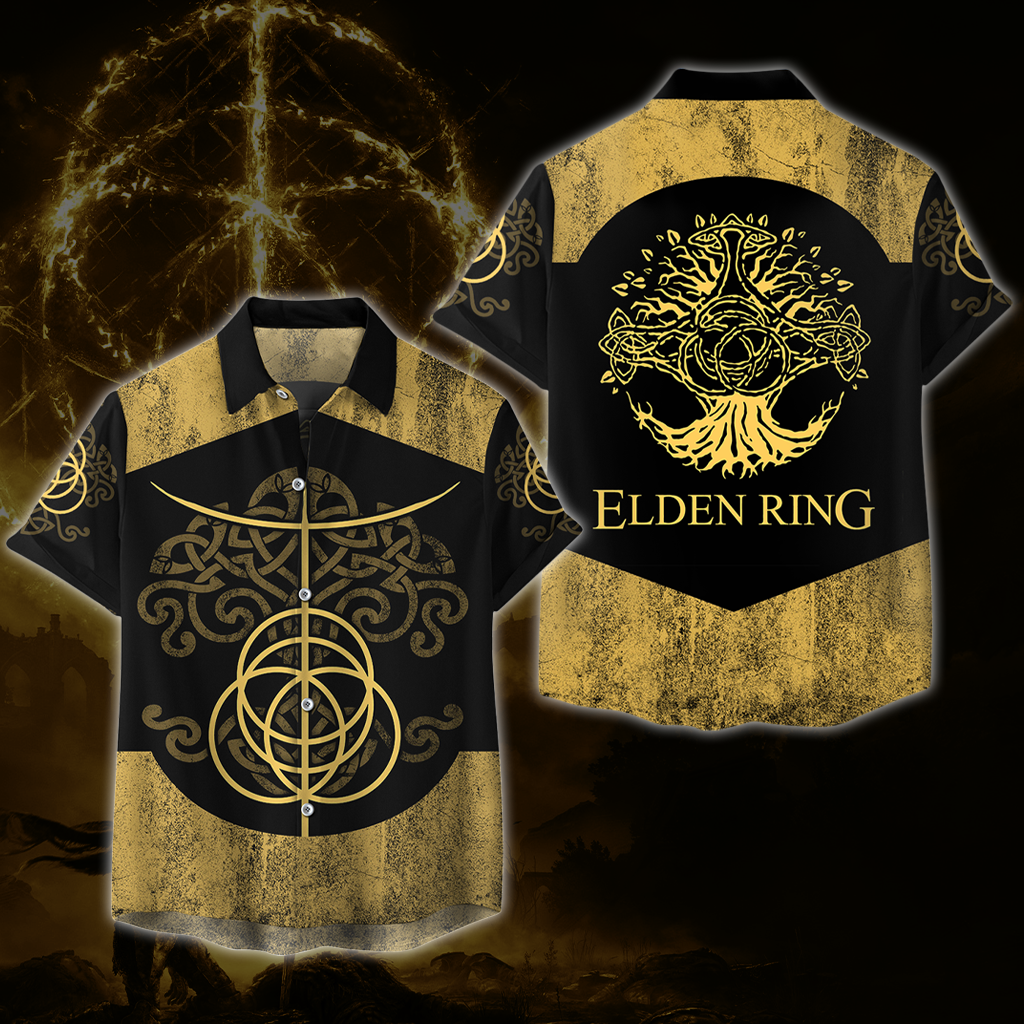Elden Ring 3D All Over Print T-shirt Tank Top Zip Hoodie Pullover Hoodie Hawaiian Shirt Beach Shorts Jogger Hawaiian Shirt S 