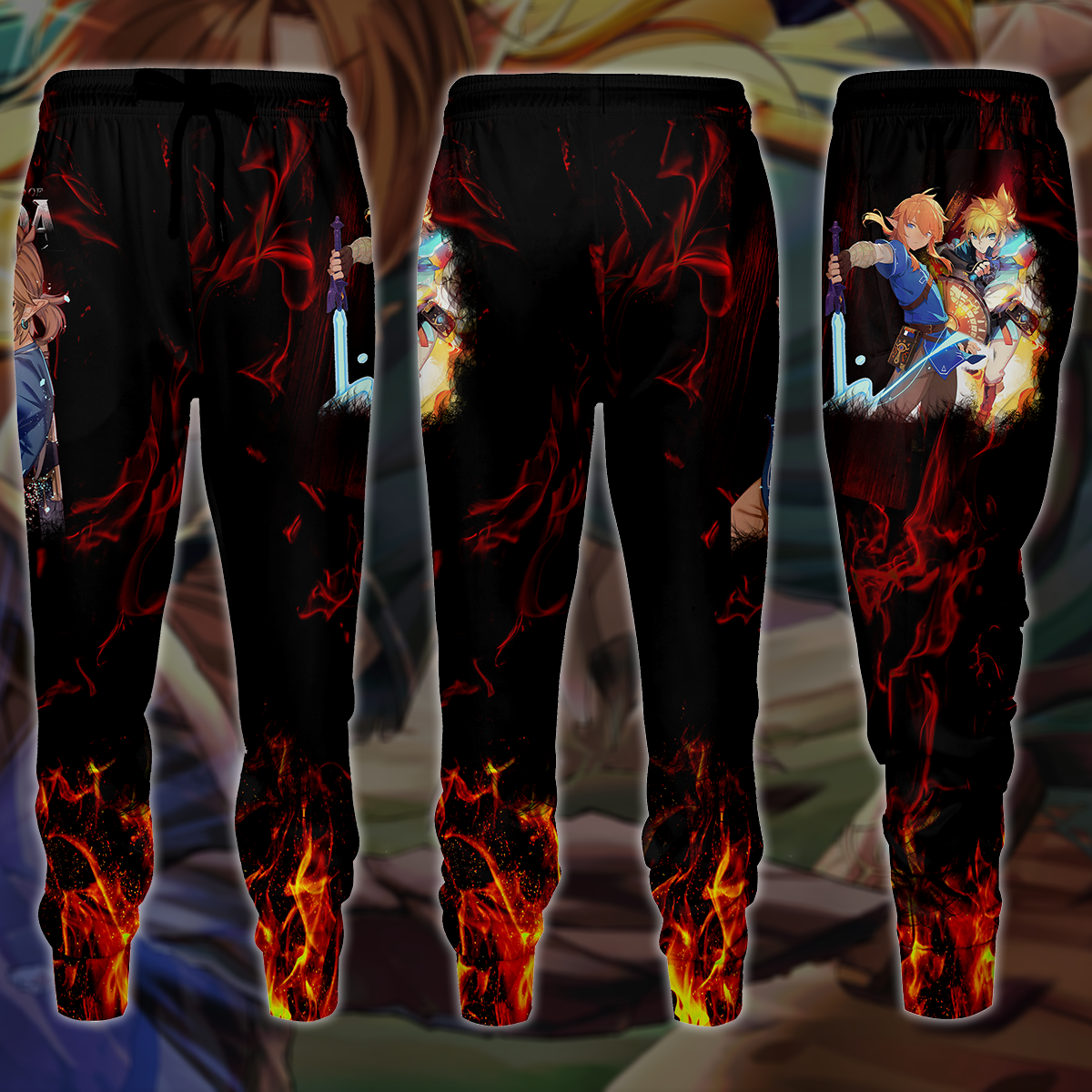 The Legend of Zelda Video Game 3D All Over Print T-shirt Tank Top Zip Hoodie Pullover Hoodie Hawaiian Shirt Beach Shorts Jogger Joggers S 