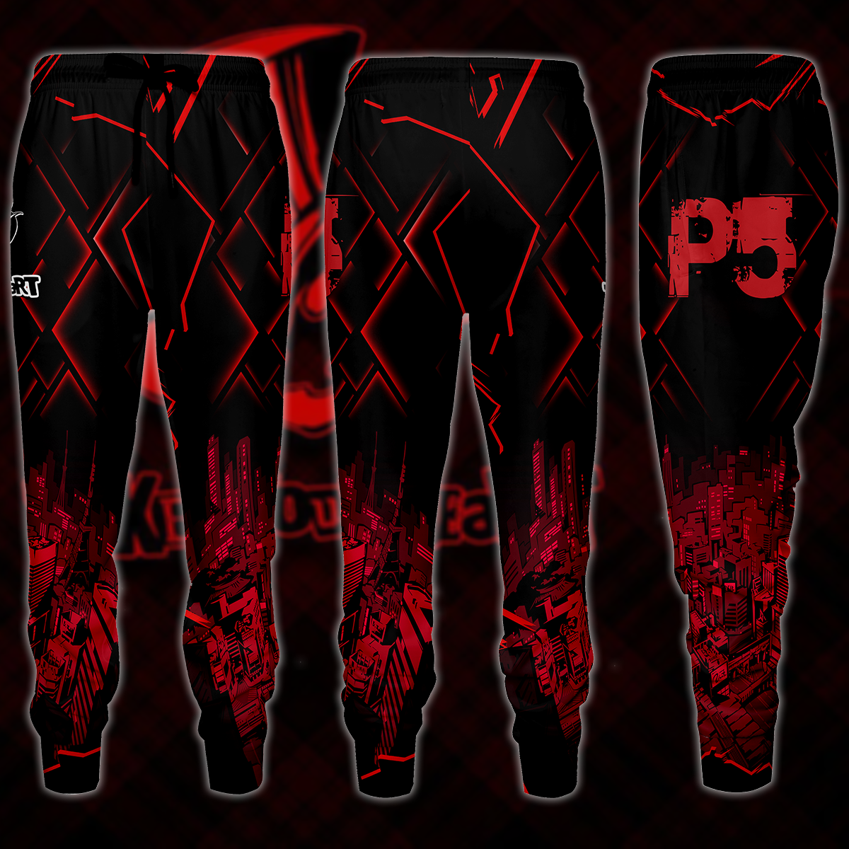 Persona 5 Strikers Video Game 3D All Over Print T-shirt Tank Top Zip Hoodie Pullover Hoodie Hawaiian Shirt Beach Shorts Jogger Joggers S 