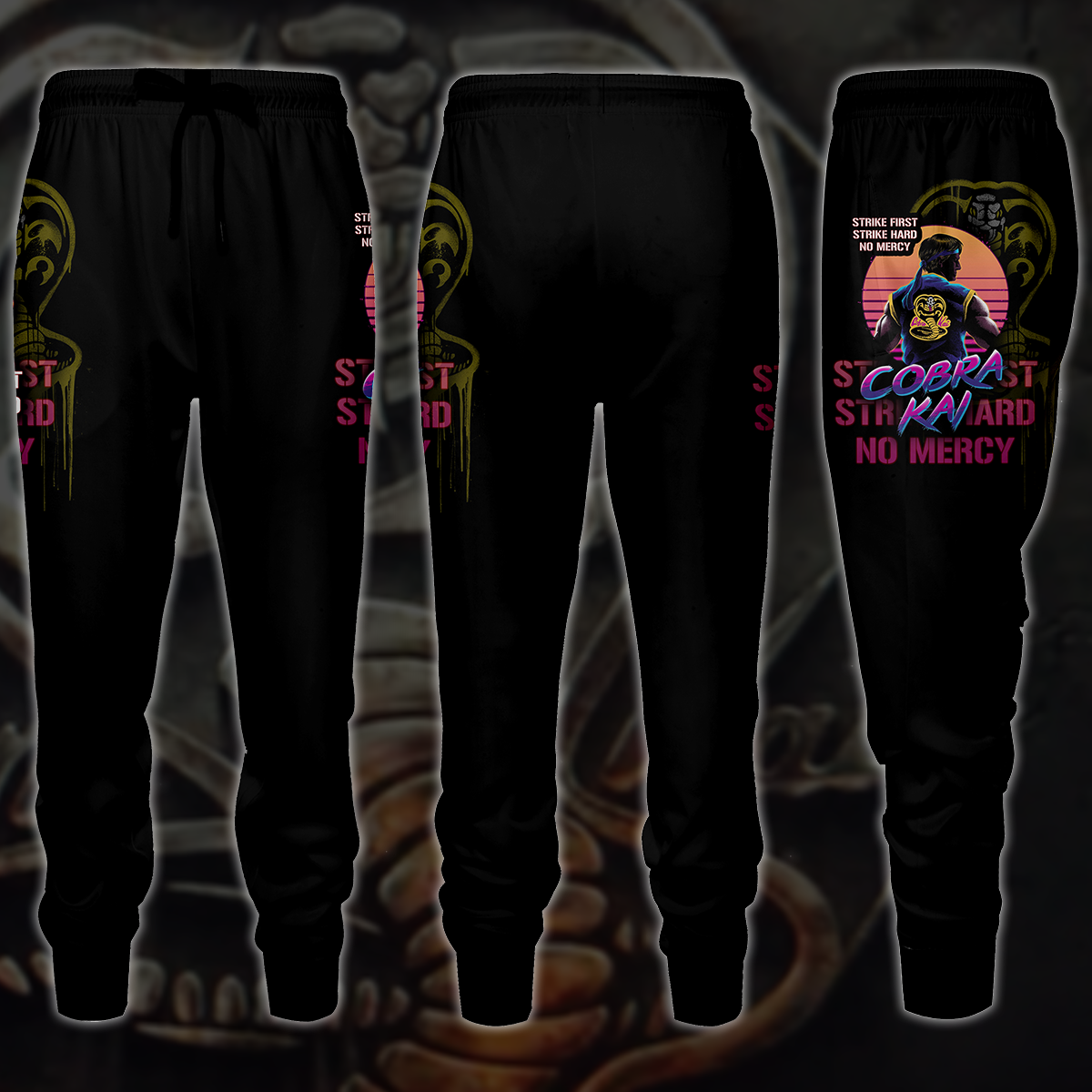 Cobra Kai TV Series 3D All Over Print T-shirt Tank Top Zip Hoodie Pullover Hoodie Hawaiian Shirt Beach Shorts Jogger Joggers S 