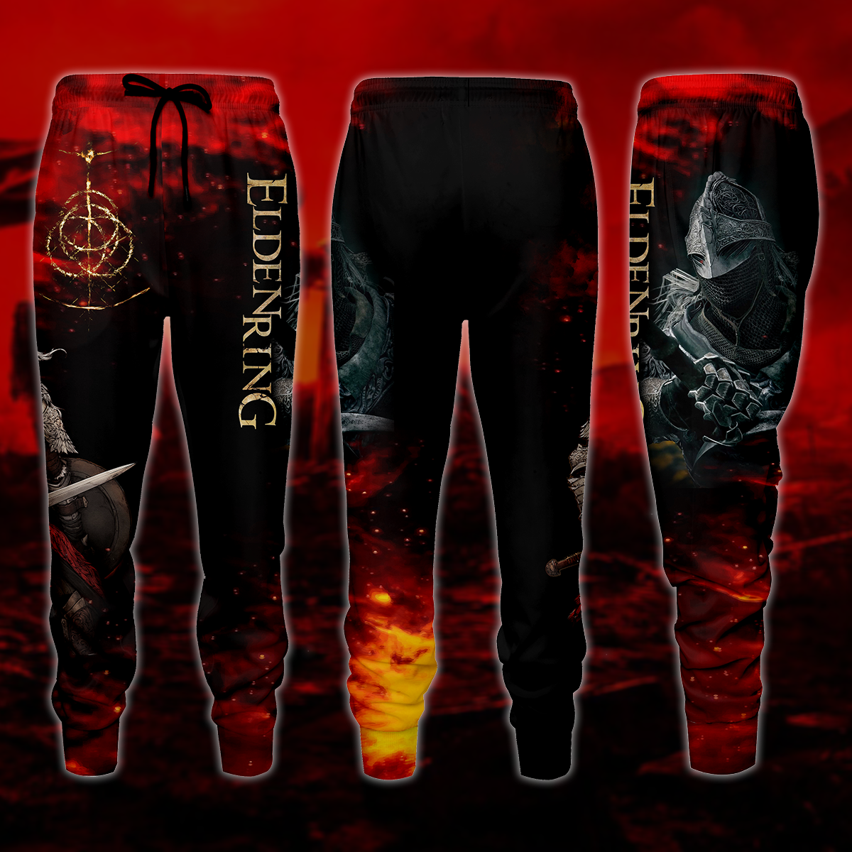 Elden Ring 3D All Over Print T-shirt Tank Top Zip Hoodie Pullover Hoodie Hawaiian Shirt Beach Shorts Jogger Joggers S 