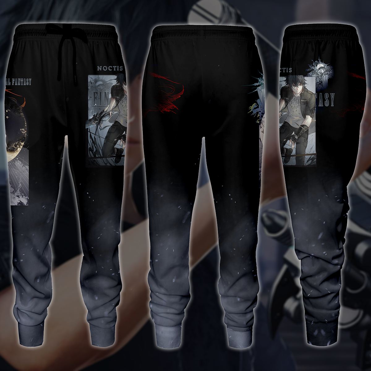Final Fantasy XV Noctis Video Game 3D All Over Print T-shirt Tank Top Zip Hoodie Pullover Hoodie Hawaiian Shirt Beach Shorts Jogger Joggers S 