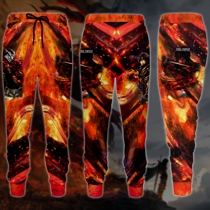 Final Fantasy XVI Video Game 3D All Over Printed T-shirt Tank Top Zip Hoodie Pullover Hoodie Hawaiian Shirt Beach Shorts Joggers Joggers S 