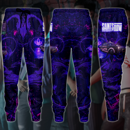 Saints Row Video Game 3D All Over Print T-shirt Tank Top Zip Hoodie Pullover Hoodie Hawaiian Shirt Beach Shorts Jogger Joggers S 