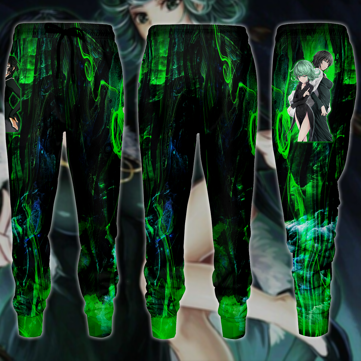 One Punch Man Tatsumaki & Fubuki 3D All Over Print T-shirt Tank Top Zip Hoodie Pullover Hoodie Hawaiian Shirt Beach Shorts Jogger Joggers S 