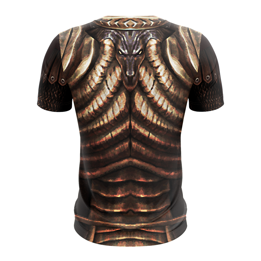 God Of War 2 Kratos Armor Cosplay Unisex 3D T-shirt   