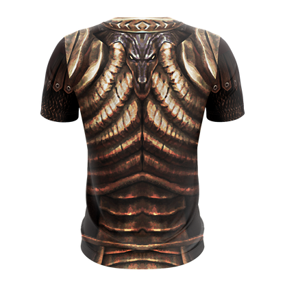 God Of War 2 Kratos Armor Cosplay Unisex 3D T-shirt   