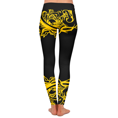 Loyal Like A Hufflepuff Harry Potter 3D Leggings   