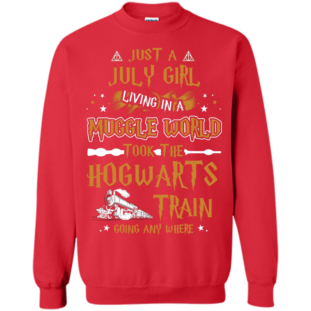 Harry Potter T-shirt Just A July Girl Living In A Muggle World   