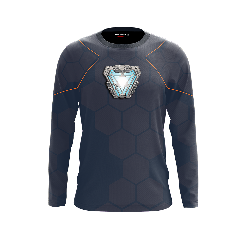 Tony Stark Iron Man Cosplay 3D Long Sleeve Shirt   