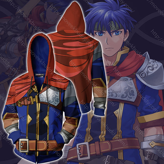 Fire Emblem Ike Cosplay Zip Up Hoodie Jacket S  