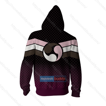 RWBY Neo Neopolitan Cosplay Zip Up Hoodie   