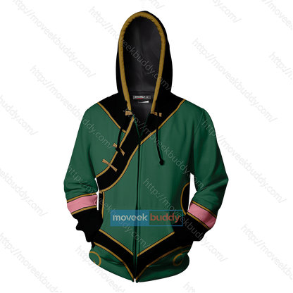RWBY Team JNPR Lie Ren Cosplay Zip Up Hoodie   