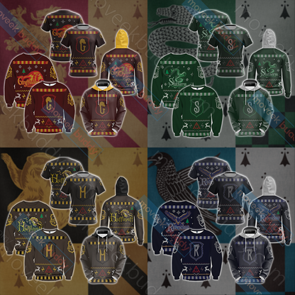 Harry Potter - Cunning Like A Slytherin Winter Style Unisex 3D T-shirt   