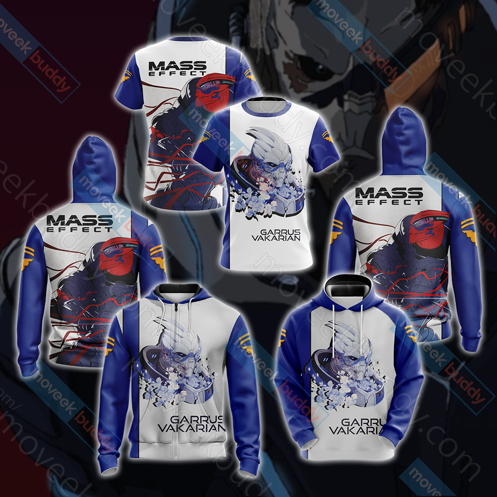 Mass Effect - Garrus Vakarian Unisex 3D T-shirt   