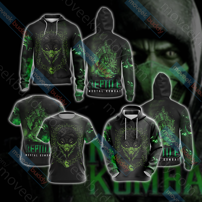 Mortal kombat - REPTILE Unisex 3D T-shirt   