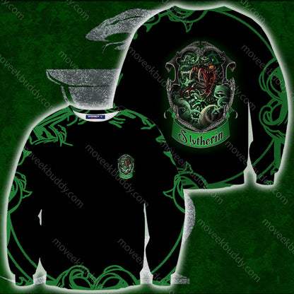 Cunning Like A Slytherin Harry Potter 3D Sweater S  