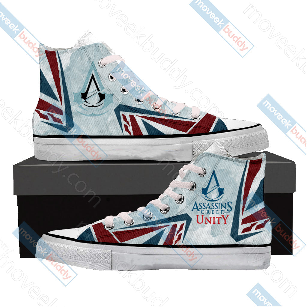 Assassin's Creed Unity Unisex High Top Shoes SIZE 29