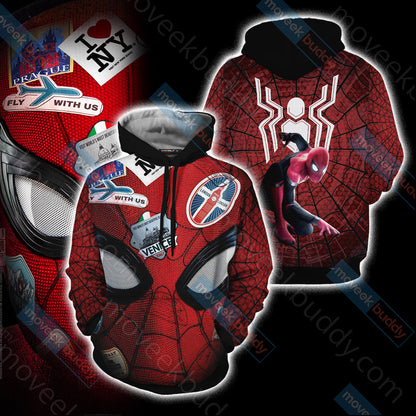 Spider-Man: Far From Home 2019 New Style Unisex 3D T-shirt Hoodie S 