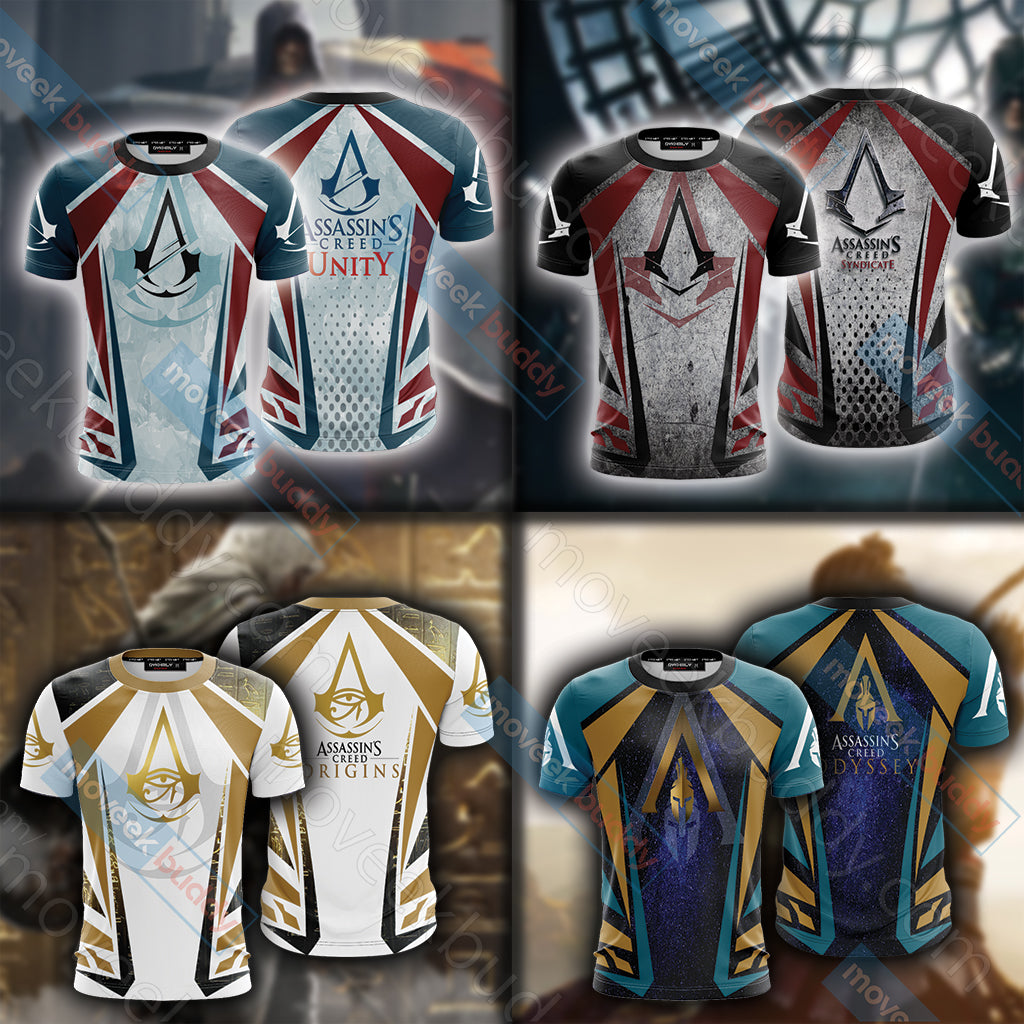 Assassin's Creed Odyssey Unisex 3D T-shirt   